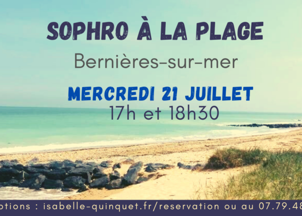 Séances de sophrologie à la plage !