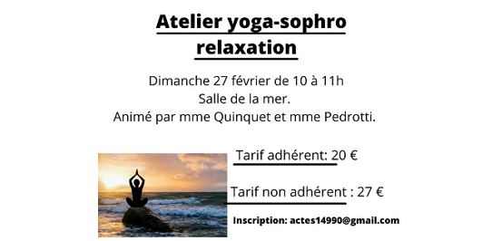 Un atelier Yoga/Sophro à Bernières-sur-mer !