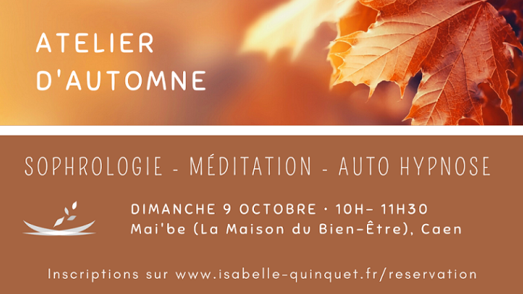 Atelier d’Automne le 9 octobre à Caen