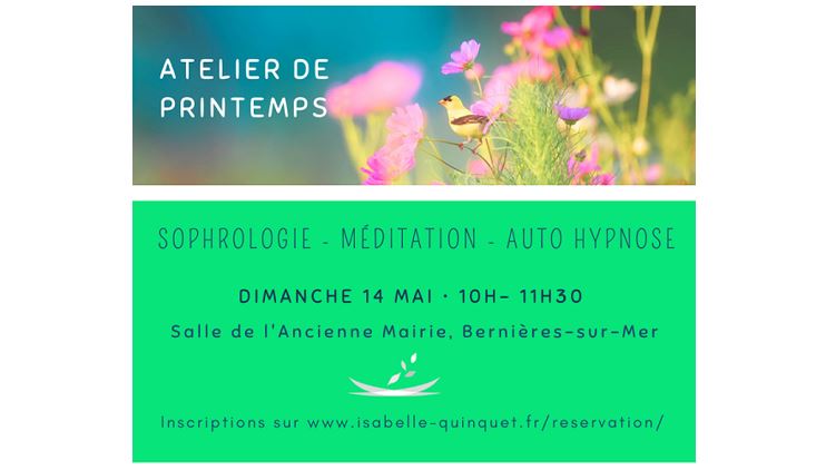 Atelier de Printemps le 14 mai à Bernières-sur-mer !