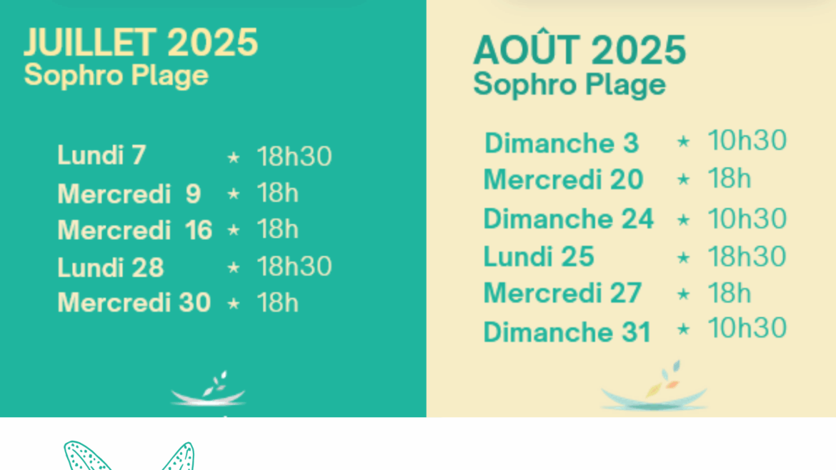 Sophro à la plage – été 2025 à Bernières-sur-Mer