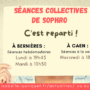 Les séances collectives de sophrologie reprennent !
